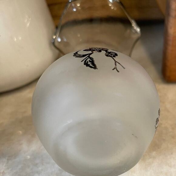 Antique Rockwell Silver Co. Flower Overlay Glass Vase 5" Sterling Silver - Picture 7 of 8